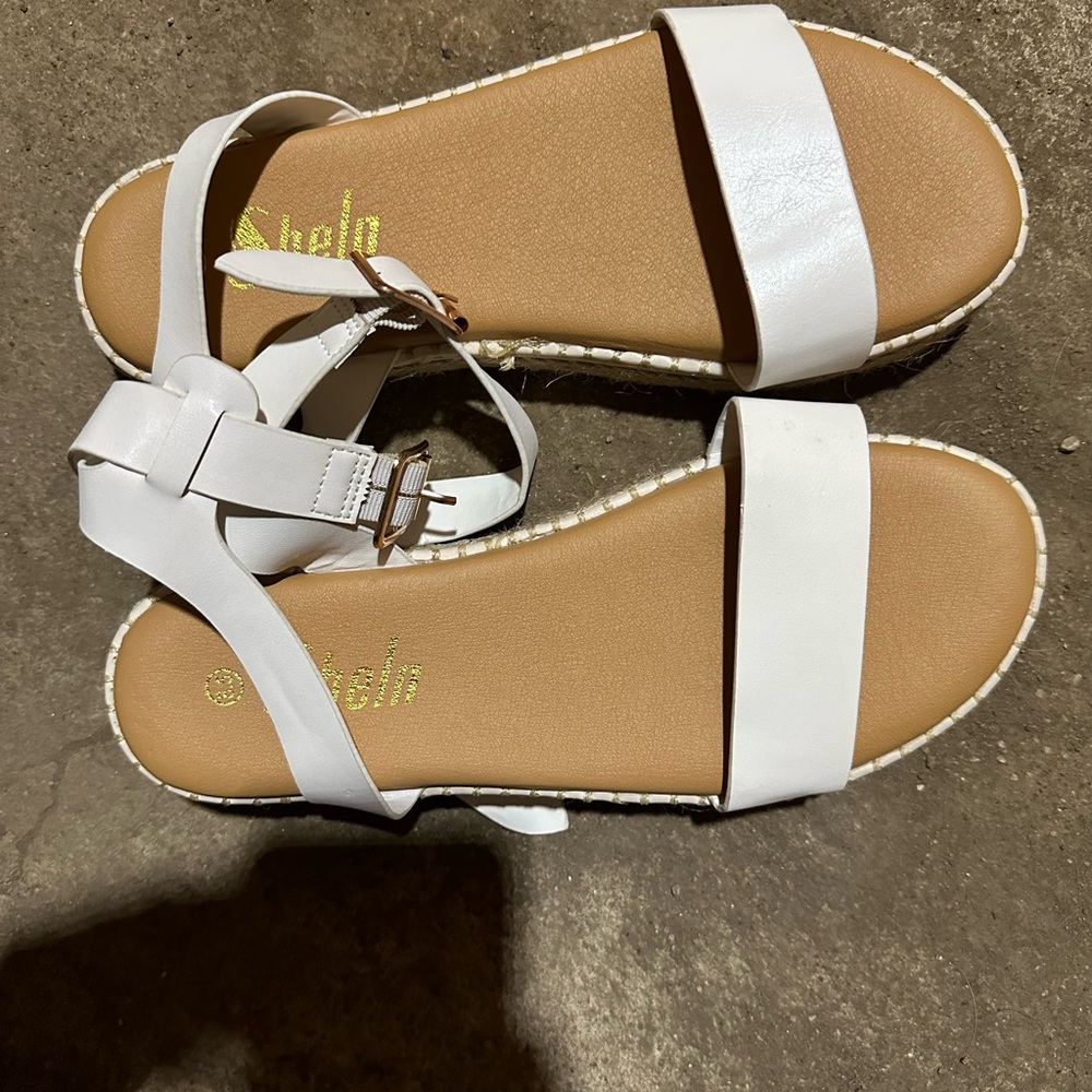 White Platform Sandals